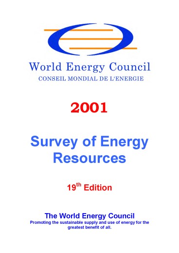 World Energy Resources 2001
