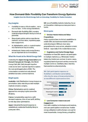 World Energy Café: How Demand-Side Flexibility Can Transform Energy Systems