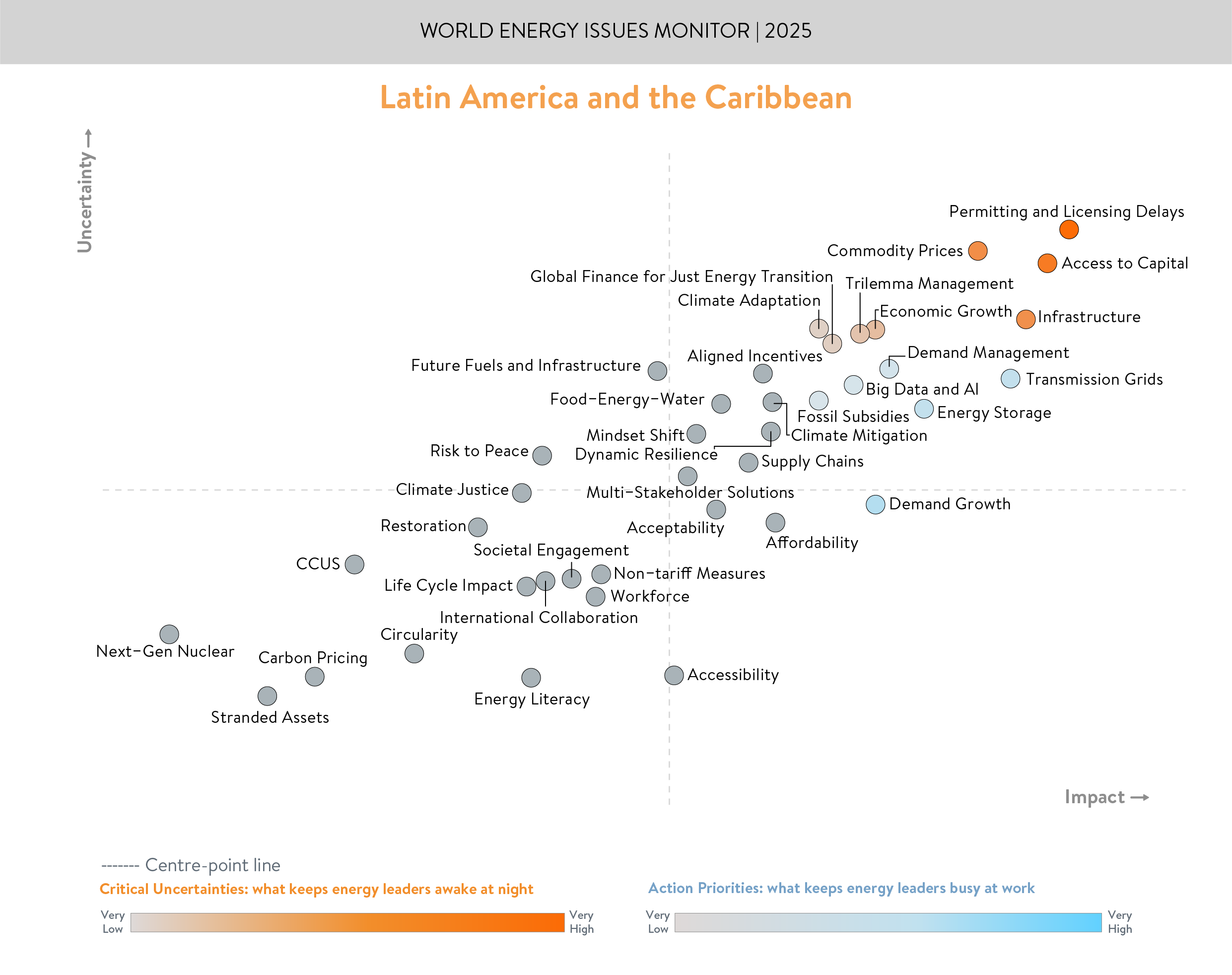 Latin America & The Caribbean Network, issues monitor, critical uncertainties and action priorities