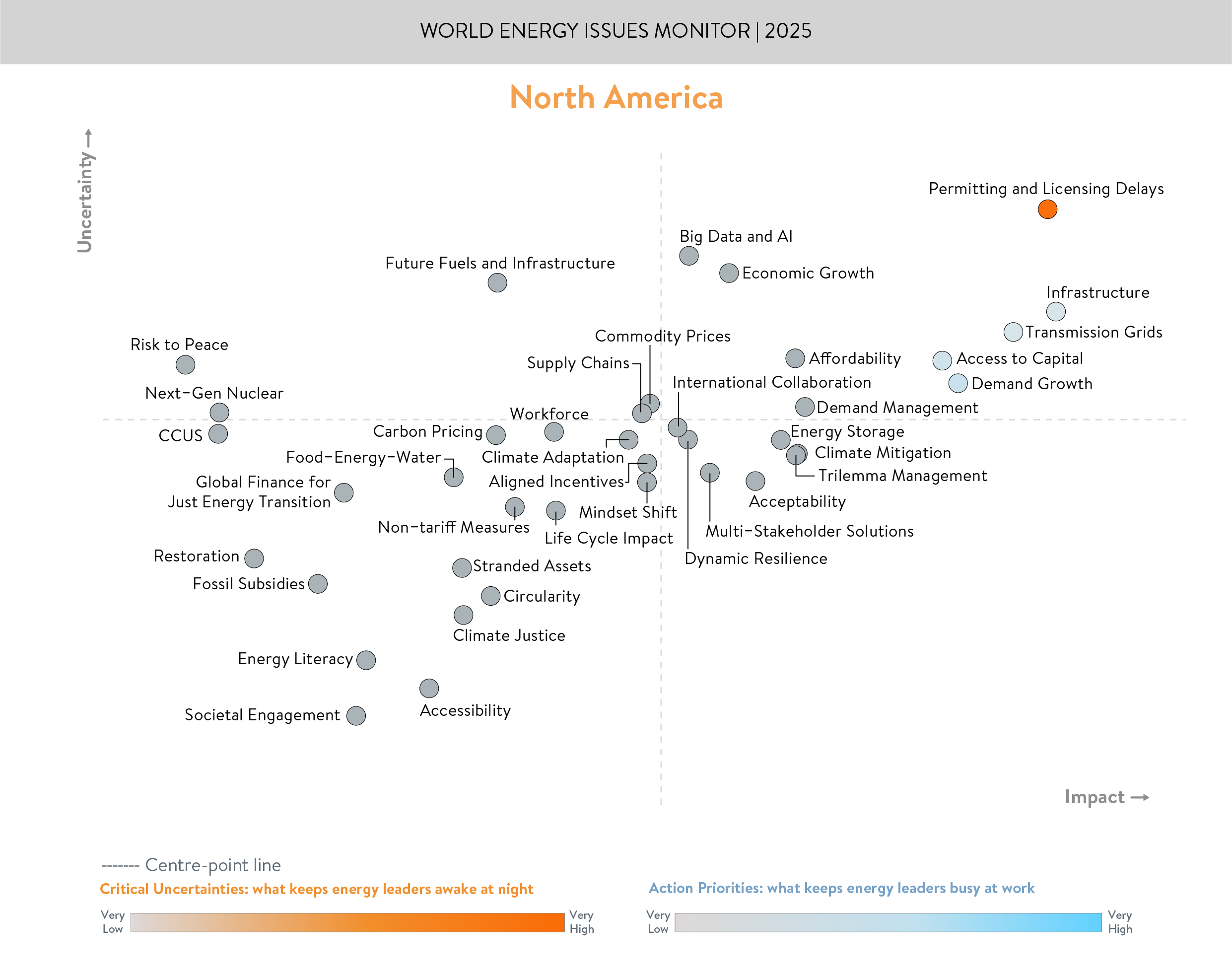 north america, issues monitor, critical uncertainties and action priorities