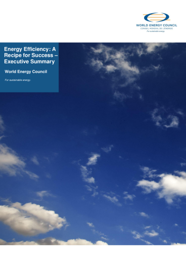 Energy Efficiency: A Recipe for Success