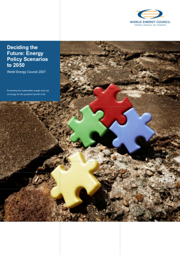 World Energy Scenarios 2007: Energy Policy Scenarios to 2050